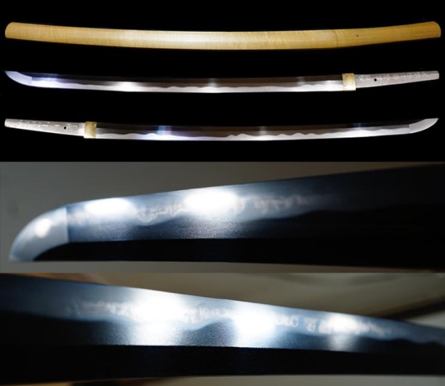 長義写し大帽子豪壮刀在銘『備州長船住上田祐定』『平成二十三年八月日造』